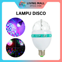 LED Disco Putar RGB / Lampu Disko / LED Warna-Warni Fitting Putar Otomatis
