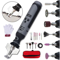 Cordless Mini Electric Chainsaw Sharpening Kit Electric Grinder Sharpening Chainsaw Chains Fast Grinding Tool