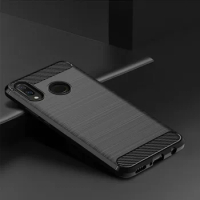 Brushed Texture Case For Huawei Y7 2019 Prime Y9 2018 Y6 Pro 2017 Y5 Lite Y3 9 7 6 5 3 Y9S Y7P Y6S Carbon Fiber Case Back Cover