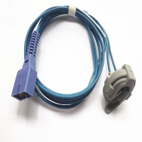 Compatible for Nellcor DS-100A  DB9 pin Spo2 Sensor with Oximax Tech Neonate wrapped Spo2 probe  L=1