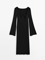 Massimo Dutti Ribbed Dress
