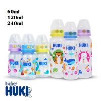 Promo!! Baby Huki Bottle Orthodontic Botol Susu Bayi 60ml 120ml 240ml - CI0328KUNING120