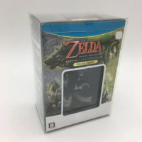 High quality Clear transparent box For Wii U for Twilight Princess Amiibo storage box collection box