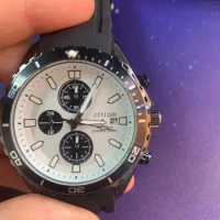 Citizen Mens Watches for Men Top Brand Luxury Silicone Sport Watch Men Quartz Date Clock Waterproof Wristwatch Chronograph