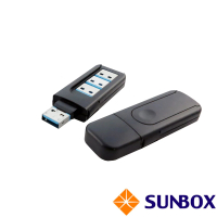 【SUNBOX 慧光】電腦 USB 孔安全鎖-藍色(TL701B)