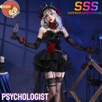 CoCos-SSS Game Identity V Psychologist Everlasting Night Cosplay Costume Game Identity V Cosplay Psychologist Costume and Wig