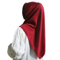 Ballin Hijab Segi empat Amaranggana MERAH MAROON