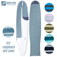 Ananas Surf 9'0" 260 cm Surfboard Sock 9 ft. Longboard Round Nose Soft Cover Bag Protective Stretch Terry Knit Fabric