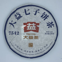 【盛嘉源】大益 7542標竿普洱生茶 2021(普洱茶 生茶 200g)