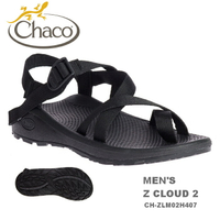 【速捷戶外】美國 Chaco CH-ZLM02H407 越野紓壓運動涼鞋-夾腳 男款(實體黑) Z/CLOUD ,戶外涼鞋,運動涼鞋,佳扣