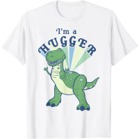 Kaos Dewasa Disney Pixar Toy Story 4 Rex I'm A Hugger Colorful Portrait T-Shirt - Kaos Pria - Kaos W