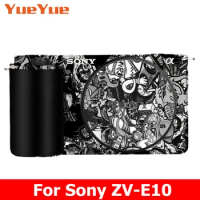 For Sony ZV-E10 Decal Skin Anti-Scratch Vinyl Wrap Film Camera Body Protective Sticker Protector Coat ZV E10 ZVE10