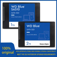Western Digital 2.5" SSD 500GB 1T 2T WD SA510 Blue SATA III Internal Solid State Drive Up to 560 MB/s For Desktop Laptop