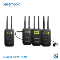 Saramonic楓笛 VmicLink5(RX+TX+TX+TX) 一對三無線麥克風套裝