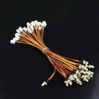 10pcs/20pcs 12V 3-Pin Male to 3-pin Female PC Fan Power Extension Lengthen Cable Fan Resistor Cable