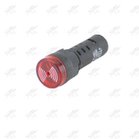 16mm Flash Light Red green yellow LED Active Buzzer Beep Indicator switch DC12V DC24V AC110V AC220V