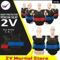 body protector silat tebal pelindung badan dada tarung 2V kualitas jawara dewasa remaja