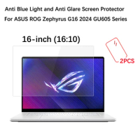 2X Anti Glare Screen Protector for ASUS ROG Zephyrus G16 2024 GU605 GU605MV GU605MU GU605MI GU605MZ GU605MY 16" 16:10