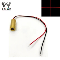 5V Cross Line Dot MINI 650nm 5mW 9mm Red Laser Head Laser Positioning Lamp Semiconductor Laser LED LD Module