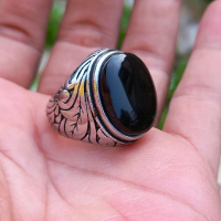cincin batu yaman habasy garansi ori Hitam