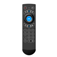G21 Pro Voice Remote Control 2.4G Wireless Keyboard Air Mouse with IR Learning Gyroscope for Android TV Box(Blue)