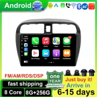 For Mitsubishi Mirage Attrage 2012 - 2018 Android 14 Car Radio Multimedia Stereo Player WiFi GPS Navigation