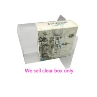 100PCS clear PET cover For NDSL DS lite final fantasy 3 game console limited edition storage display box collect case