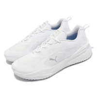 【PUMA】高爾夫球鞋 GS-Fast 男鞋 白 經典 防水鞋面 無鞋釘 支撐 穩定 運動鞋(37635705)