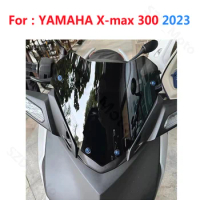 For YAMAHA XMAX 300 XMAX-300 XMAX300 2023 Windshield Viser Visor Windscreen Wind Deflectors Black