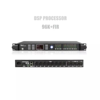 Professional 96khz audio effects 4 in 8 out processor dsp for pa speaker