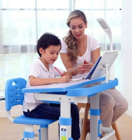 童學習桌椅套裝書桌小學生寫字桌可升降課桌椅家用簡約 JD CY潮流站