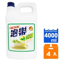 泡樂 茶樹 洗碗精 4000ml (4入)/箱【康鄰超市】