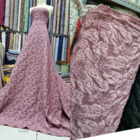 Bahan Jaguard Embos Premium Kain Gaun Gamis Dress Atasan