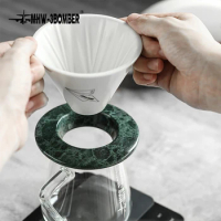 MHW-3BOMBER Coffee Dripper Stand Marble Dripping Coffee Holder Tools Hand Brewing Home Kitchen Cafe Suitable