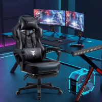 Ergonomic gaming computer chair,lounge chair with footstool,office gaming chair with massage,racing chair,gaming chair,high back