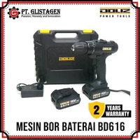 Doliz BD616 Mesin Bor Baterai Cordless Drill 16 Volt Doliz BD 616