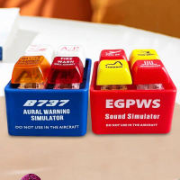 EGPWS Warning Simulator Airplane Emergency Alert Keychains Boeing 737 Alarm Sound Simulator Pilot An