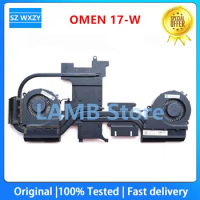 Original For HP OMEN 17-W Laptop Cooler Radiator HeatSink With FAN 910077-001 910441-001 862954-001 100% Tested Fast Ship