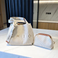 HNTúi tote Đeo Vai / Xếp Ly Di Động Sức Chứa Lớn Di Động Họa Tiết nucelle chio2nd venetian pit Cho N