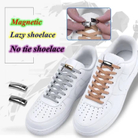 New Elastic Magnetic Locking ShoeLaces Quick No Tie Shoe laces Kids Adult Unisex Shoelace Sneakers Shoe Laces Strings