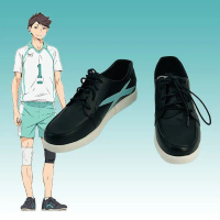 224 รองเท้าคอสเพลย์ Haikyuu!! Oikawa Tooru ผลิตตามสั่งสำหรับงานอนิเมะ ปรับแต่งตามภาพที่ให้มา สำหรับก