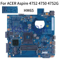 For ACER Aspire 4752 4750 4752G Notebook Mainboard 10267-4 MBV420100 HM65 PGA 989 DDR3 JE40 48.4IQ01.041 Laptop Motherboard Test