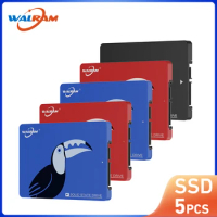 5PCS WALRAM SSD 2.5" SATA2 SATA3 120GB 240G 1TB 256GB 500GB 512GB 480GB Internal Solid State Drive For laptop Desktop computer