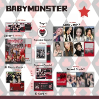 ZB1 BABYMONSTER Kaji การ์ด AHYEON YEONJUN RIIZE เลเซอร์โฮโลแกรม โปร่งใส การ์ด Lomo ID Photocards SEV