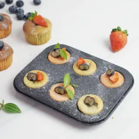 6 Holes Cake Baking Pan 26.5 x 18.5 cm / Non-stick Cupcake Pan Muffin Tray / Cupcake Mold / Baking B