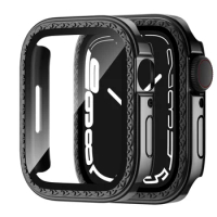 Compatible for Apple Watch Case Series 40mm 44mm with Screen Protector, Full Protective Hard PC Bumper Ultra-Thin