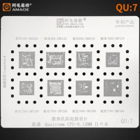 BGA Reballing Stencil for Qualcomm Snapdragon SM4250/SM6125/SM6115/SM7125/SM7150/SM7225/SM7350 CPU B