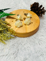 Anting Klip Hijab isi sepasang/Anting klep kelopak bunga isi sepasang kanan kiri anting Hijab/akseso