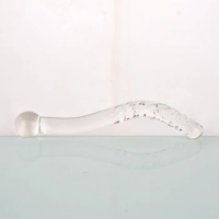 Factory Produce &amp; Supply Transparent Long Glass Dildo/Transparent Glass Dildo Penis/High Quality Crystal Dildo for Woman Sex
