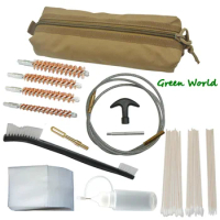 Green World Hunting Universal Gun Cleaning Kit, Rifle Pistol Shotgun Cleaning Kit